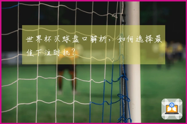 世界杯买球盘口解析，如何选择最佳下注时机？